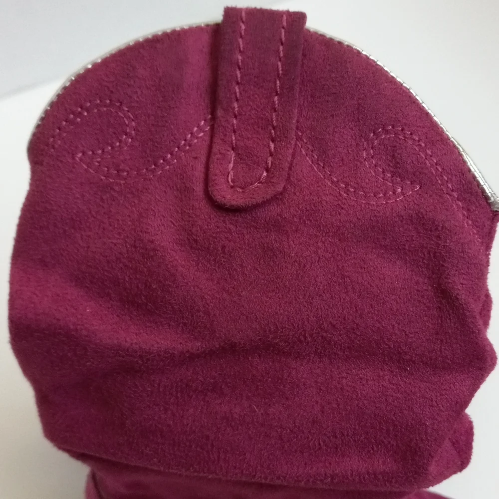 FUSCHIA & SILVER ROUGE COWBOY BOOTS